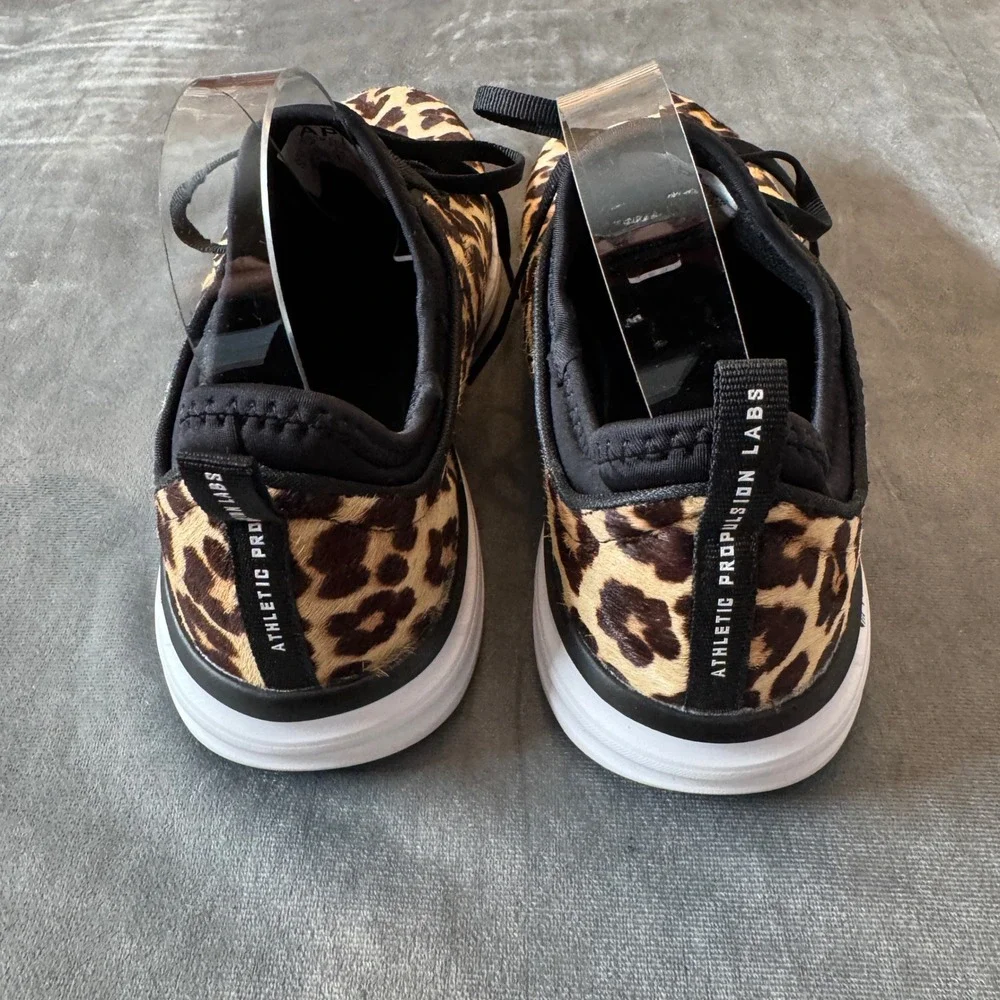 APL Womens TechLoom Phantom 10.5 Leopard Calf Hair Running Sneaker Athleisure